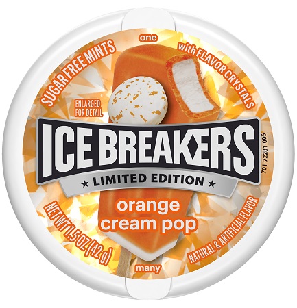 ICE BREAKERS TIN ORANGE CREAM POP 8CT 1.5OZ**LIMITED EDITION AVAILABLE WHILE INVENTORY LASTS**