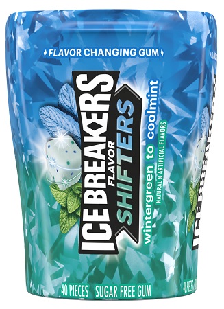 ICE BREAKERS SHIFTERS WINTERGREEN COOL MINT BTL (3.24OZ/40PC)