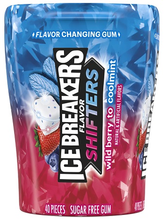 ICE BREAKERS SHIFTERS WILD BERRY COOL MINT BTL (3.24OZ/40PC)