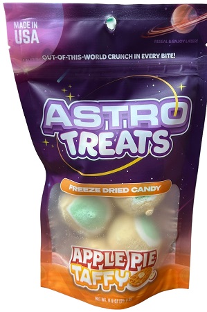 ASTRO TREATS FREEZE DRIED APPLE PIE TAFFY (.9OZ)