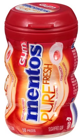 MENTOS GUM 6CT CINNAMON (3.53OZ)