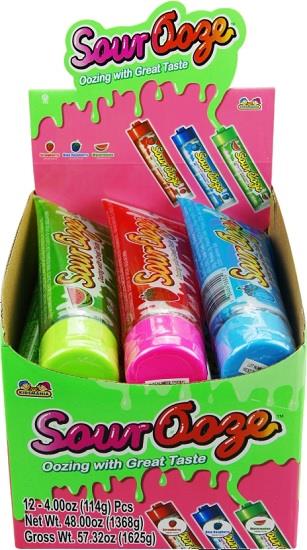 OOZE -SOUR CANDY- TUBES 4OZ