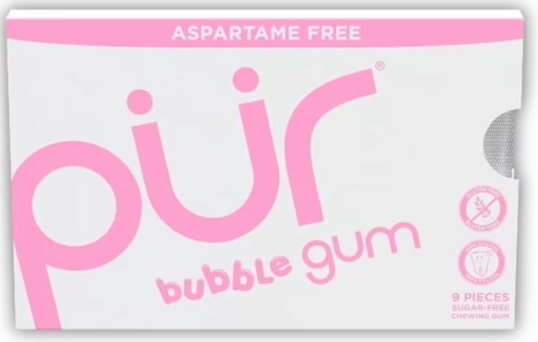 PUR GUM BUBBLEGUM 12CT(9 PIECE)