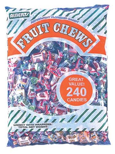 FRUIT CHEWS ASSORTED 240CT (0.08OZ)