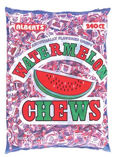FRUIT CHEWS WATERMELON 240CT (0.08OZ)