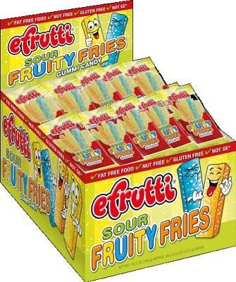E.FRUTTI SOUR FRUITY FRIES $.35 (.55OZ)