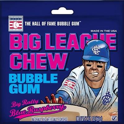 BIG LEAGUE CHEW BLUE RASP. 2.12OZ