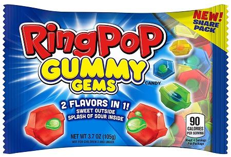 RING POP GUMMY GEMS SHARE SIZE 3.7OZ