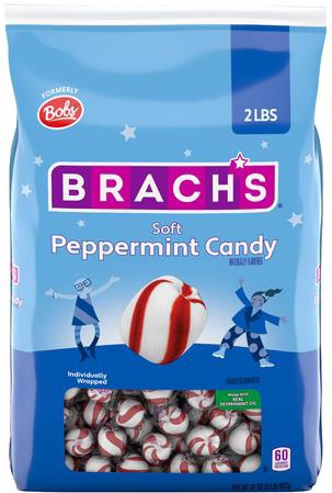 BRACH'S SOFT MINT BAG 10¢ (2LB/180CT)(NAME CHANGE--FORMERLY BOB'S)