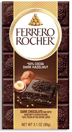 FERRERO ROCHER TABLET DARK CHOC. 3.1oz**AVAILABLE BY SPECIAL ORDER AND EMAIL ONLY, ALLOW 21 DAYS LEADTIME**