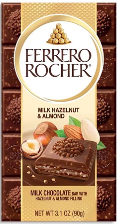 FERRERO ROCHER TABLET MILK CHOC. & ALMOND 3.1oz**AVAILABLE BY SPECIAL ORDER AND EMAIL ONLY, ALLOW 21 DAYS LEADTIME**