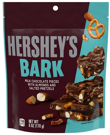 HERSHEY'S BARK 6OZ POUCH**AVAILABLE BY SPECIAL ORDER AND EMAIL ONLY, ALLOW 21 DAYS LEADTIME**