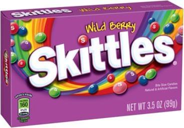 SKITTLES BOX WILD BERRY 3.5OZ