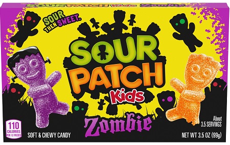 SOUR PATCH KIDS ZOMBIES 3.5OZ BOX**LIMITED EDITION AVAILABLE WHILE INVENTORY LASTS**