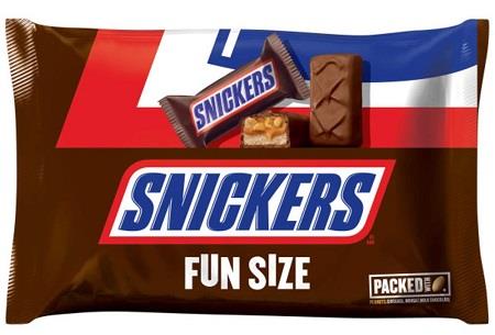 SNICKERS FUN SIZE 10.59OZ**AVAILABLE BY SPECIAL ORDER AND EMAIL ONLY, ALLOW 21 DAYS LEADTIME