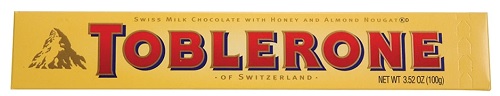 TOBLERONE 3.52OZ MILK CHOCOLATE