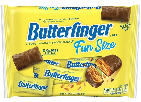 FUN SIZE BUTTERFINGER -10.2OZ**AVAILABLE BY SPECIAL ORDER AND EMAIL ONLY, ALLOW 21 DAYS LEADTIME