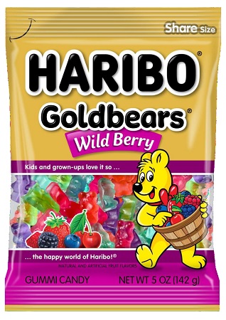 HARIBO 5OZ GOLDBEARS WILD BERRY