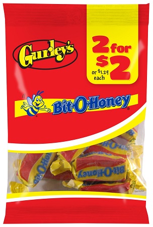 GURLEY'S 2/$2 BIT-O-HONEY 1.5OZ