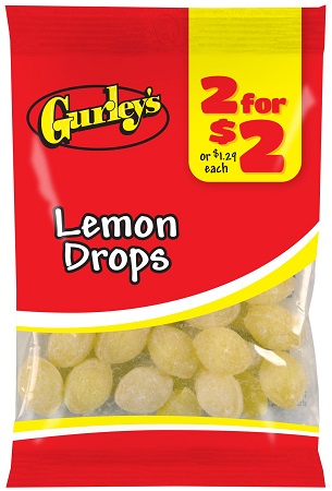 GURLEY'S 2/$2 LEMON DROPS 2.75OZ