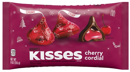 HERSHEY'S KISSES CHERRY CORDIAL 9OZ**LIMITED EDITION AVAILABLE 8/22/2025 - PREBOOK NOW - BY SPECIAL ORDER ONLY**
