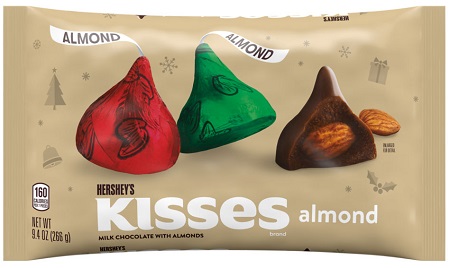 HERSHEY'S KISSES ALMOND 9.4OZ**LIMITED EDITION - PREBOOK  BY AUGUST**