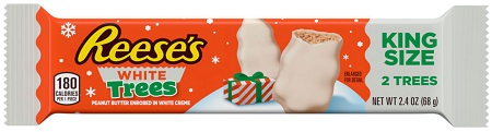 REESE'S TREES WHITE KING SIZE 2.4OZ 6/24CT**LIMITED EDITION AVAILABLE 8/22/2025 - PREBOOK NOW - BY SPECIAL ORDER ONLY**