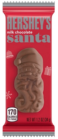 HERSHEY'S MILK CHOC. SANTA 1.2OZ 6/36CT**LIMITED EDITION AVAILABLE 8/22/2025 - PREBOOK NOW - BY SPECIAL ORDER ONLY**