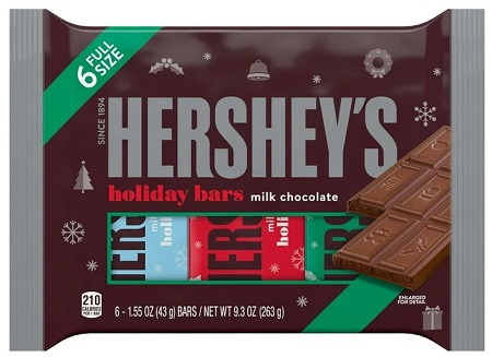 HERSHEY'S MILK CHOC. HOLIDAY 6 PACK 9.3OZ 24CT**LIMITED EDITION AVAILABLE 8/22/2025 - PREBOOK NOW - BY SPECIAL ORDER ONLY**