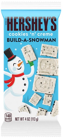 HERSHEY'S COOKIES N CREME BUILD A SNOWMAN 4OZ 12CT**LIMITED EDITION AVAILABLE 8/22/2025 - PREBOOK NOW - BY SPECIAL ORDER ONLY**
