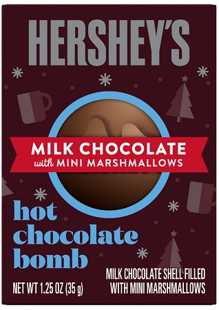 HERSHEY'S HOT CHOCOLATE BOMB 1.25OZ 12CT**LIMITED EDITION AVAILABLE 8/22/2025 - PREBOOK NOW - BY SPECIAL ORDER ONLY**