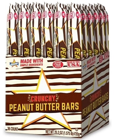 CRUNCHY PEANUT BUTTER BARS $.35 (.7OZ)