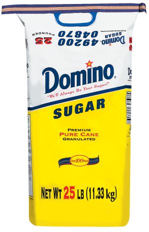 DOMINO SUGAR -25LB BAG**AVAILABLE BY SPECIAL ORDER ONLY, ALLOW 21 DAYS LEADTIME**