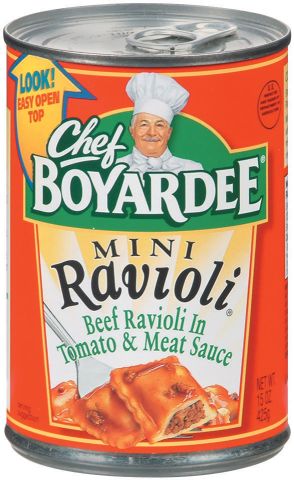 CHEF BOYARDEE MINI RAVIOLI24/15OZ