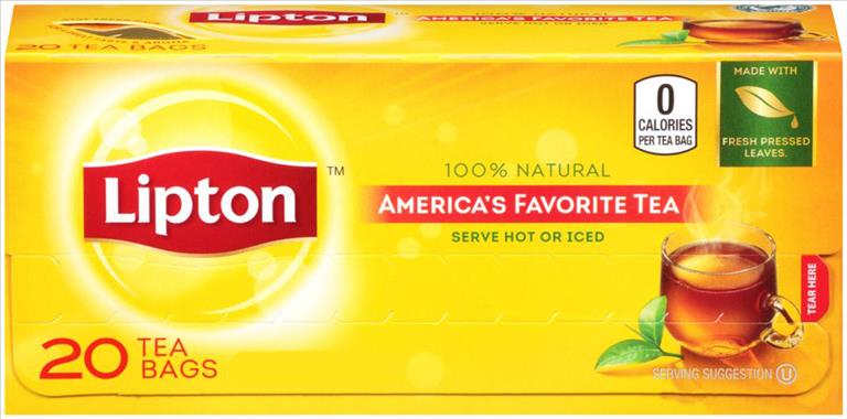 LIPTON TEA BAGS 12/20CT