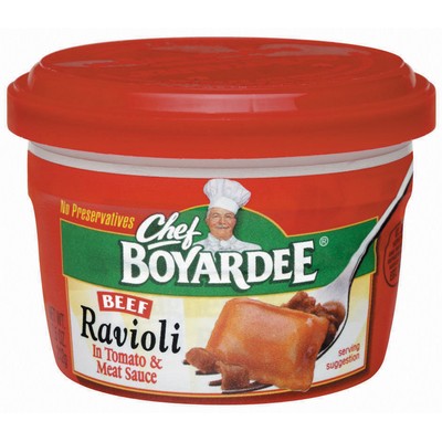 CHEF BOY  MICRO BEEF RAVIOLI12/7.5OZ