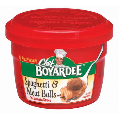CHEF BOY  MICRO SPAGH & MEATBALLS12/7.5OZ