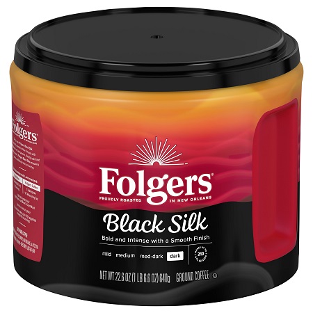 FOLGERS COFFEE BLACK SILK CAN 22.6OZ**AVAILABLE BY SPECIAL ORDER AND EMAIL ONLY, ALLOW 21 DAYS LEADTIME**