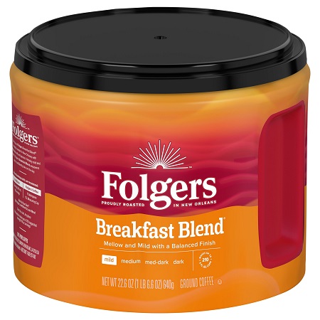 FOLGERS COFFEE BREAKFAST BLEND CAN 22.6OZ**AVAILABLE BY SPECIAL ORDER AND EMAIL ONLY, ALLOW 21 DAYS LEADTIME**