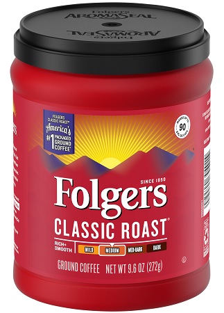 FOLGERS COFFEE CAN 9.6OZ