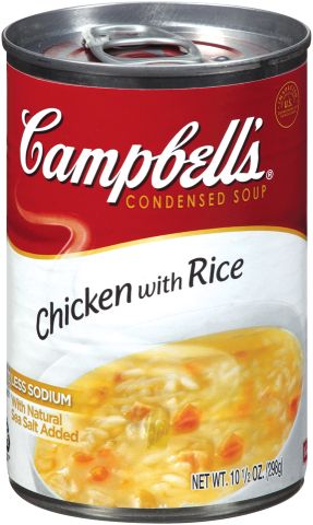 CAMPBELL'S CHICKEN WITH RICE SOUP 24/10.5OZ
