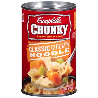 CAMPBELL CHUNKY CHICKEN NOODLE12/18.6OZ