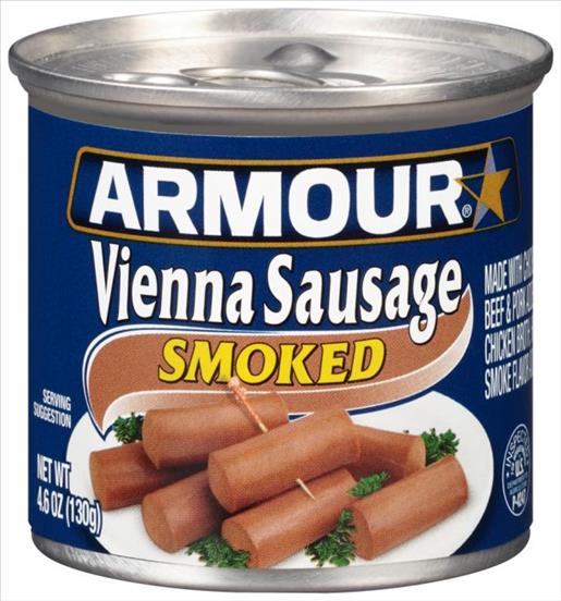ARMOUR VIENNA SAUSAGE SMOKED 4.6OZ