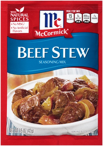 MCCORMICK BEEF STEW SEASONING 1.5OZ