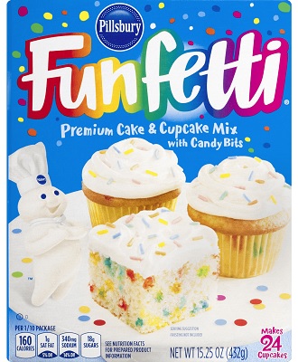 PB CAKE MIX FUNFETTI**AVAILABLE BY SPECIAL ORDER ONLY, ALLOW 21 DAYS LEADTIME**