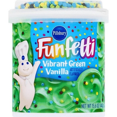 PB FROSTING VIBRANT GREEN FUNFETTI**AVAILABLE BY SPECIAL ORDER ONLY, ALLOW 21 DAYS LEADTIME**