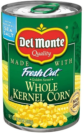 DEL MONTE WHOLE KERNAL CORN 8/15.25OZ