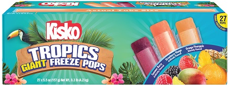 KISKO TROPICS FREEZIES 5.5OZ 27CT