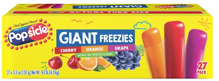 POPSICLE FREEZE POP 5.5OZ 27CT
