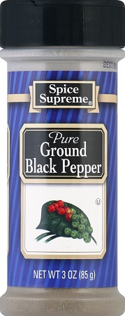 SPICE SUPREME BLACK PEPPER 3OZ